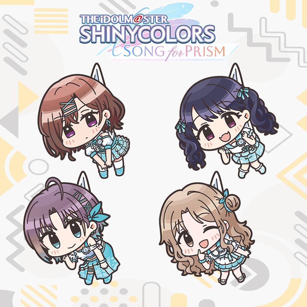 GANTUNGAN Idolmaster Shiny Colours อะคริลิคน่ารักกันน้ําพวงกุญแจ Madoka Higuchi อุปกรณ์เสริม