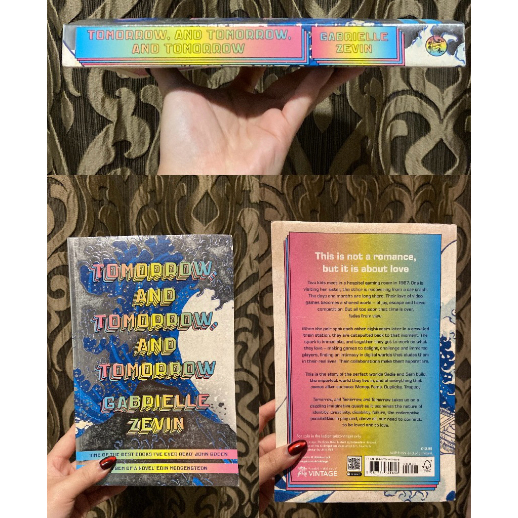 [preloved] พรุ่งนี้และพรุ่งนี้และพรุ่งนี้ - gabrielle zevin นวนิยายสากล englisH