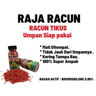 Raja racun tikus umpan siap pakai, RAGA isi 50 gram
