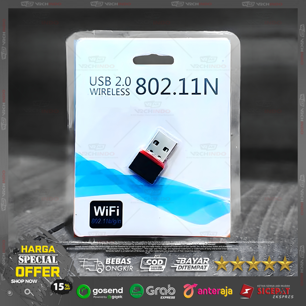 Dongle WiFi USB 150 Mbps 802.11N อะแดปเตอร์ไร้สายแบบพกพาสําหรับ PC คอมพิวเตอร์เดสก์ท็อปแล็ปท็อปและ A