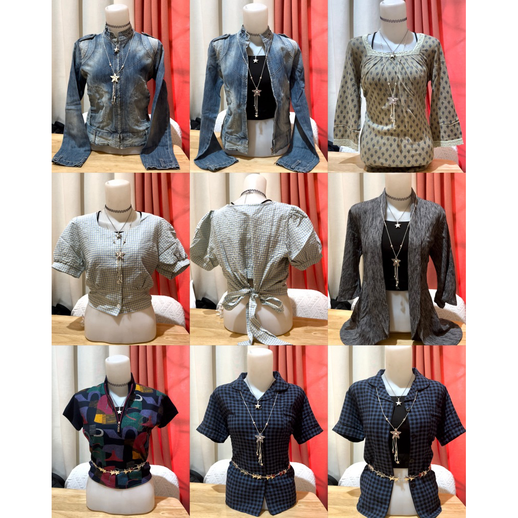 Skena grunge vintage gothic fairycore monukei top - BATCH 3