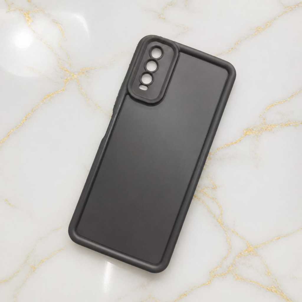 เคสสําหรับ Vivo Y20, Y20s, Y20i, Vivo Y12s ROSE Black Matte Deep Protection