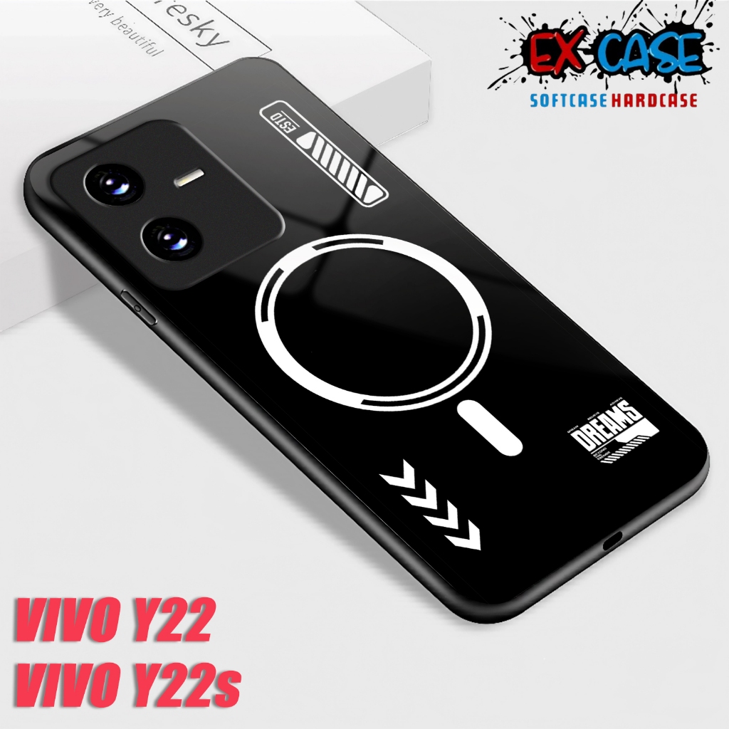 Softcase Hp VIVO Y22 Casing VIVO Y22S Glossy Case เคสกระจกเงาตัวป้องกันโทรศัพท์มือถืออุปกรณ์เสริมโทร