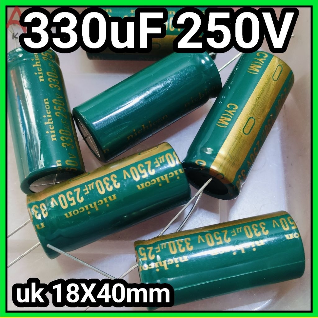 Elco 330uf 250v คุณภาพดีตามภาพ