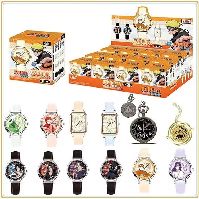 Naruto Watch กล่องตาบอด Eaki Naruto Sakura Sasuke Kakashi มินาโตะ Itachi Obito Madara นาฬิกาข้อมือ O
