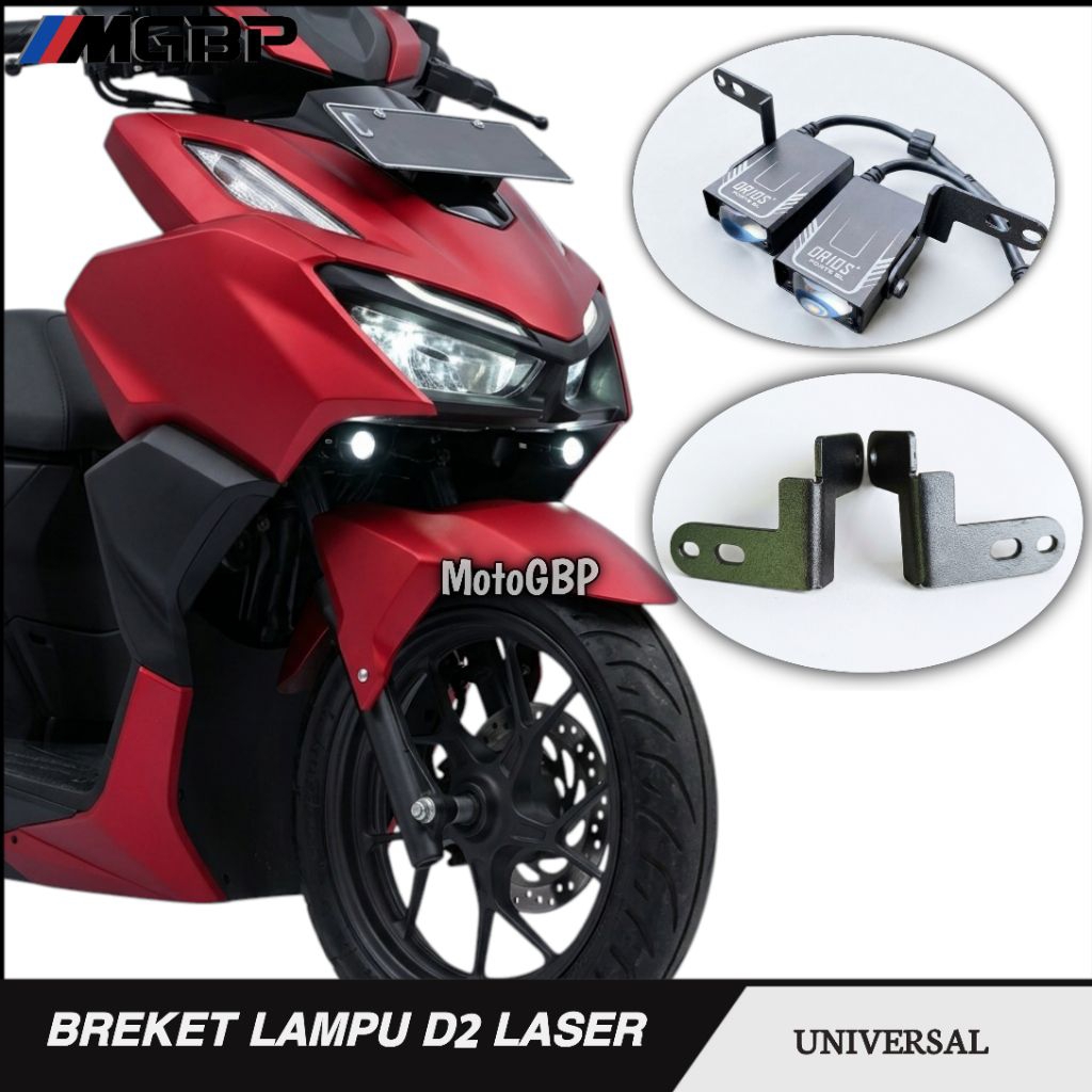 ขายึดสปอตไลท์เลเซอร์ D2 ล่าสุดสําหรับ Honda Vario 160 2022 - 2025 LV4