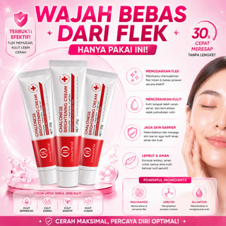 [CHALONESE] Brightening Cream COD Menudarkan  Flek Hitam Noda Hitam Bekas Jerawat Darkspot Diwajah Mencerahkan Mengglowingkan Melembabkan Menutrisi Wajah Memperbaiki Skin Barrier Aman Untuk Kulit Sensitif