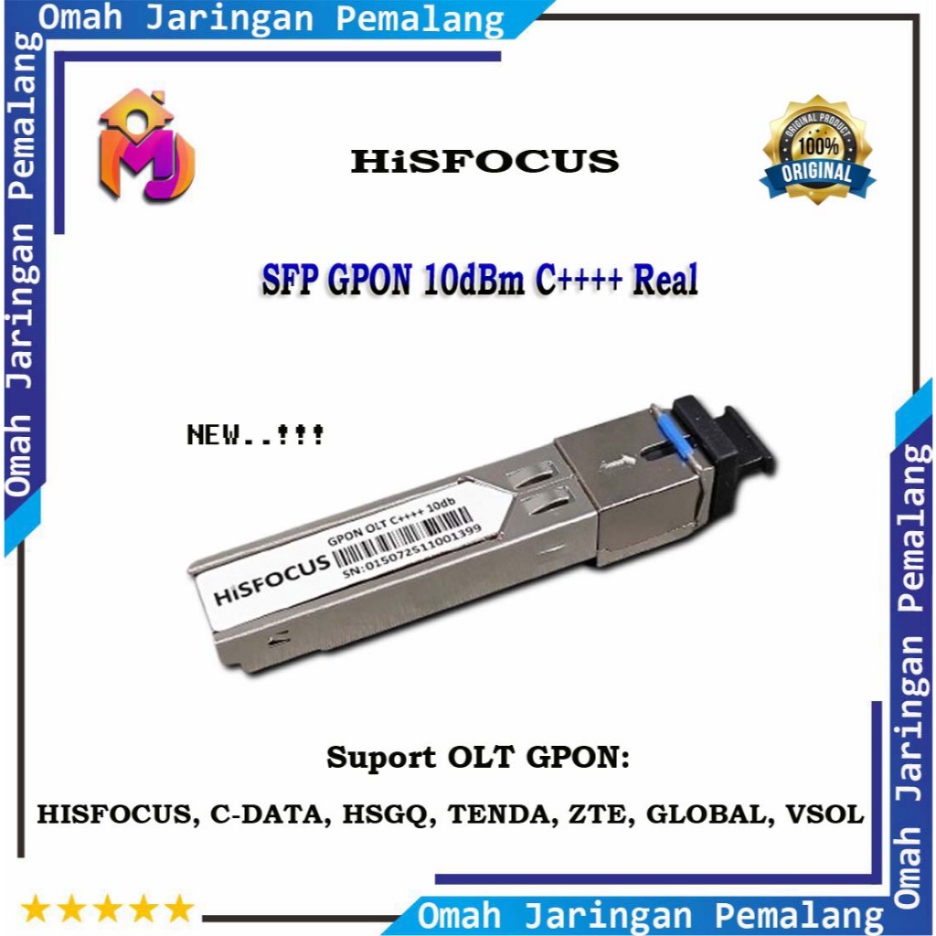 SFP Gpon 10db C++++ Hificus Support All Olt Gpon/Sfp Gpon 10db รองรับ Olt Zte