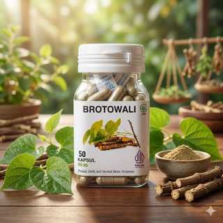Kapsul Brotowali 50 Kapsul 500mg Meredakan Gatal Eksim Menurunkan Gula Darah Halal