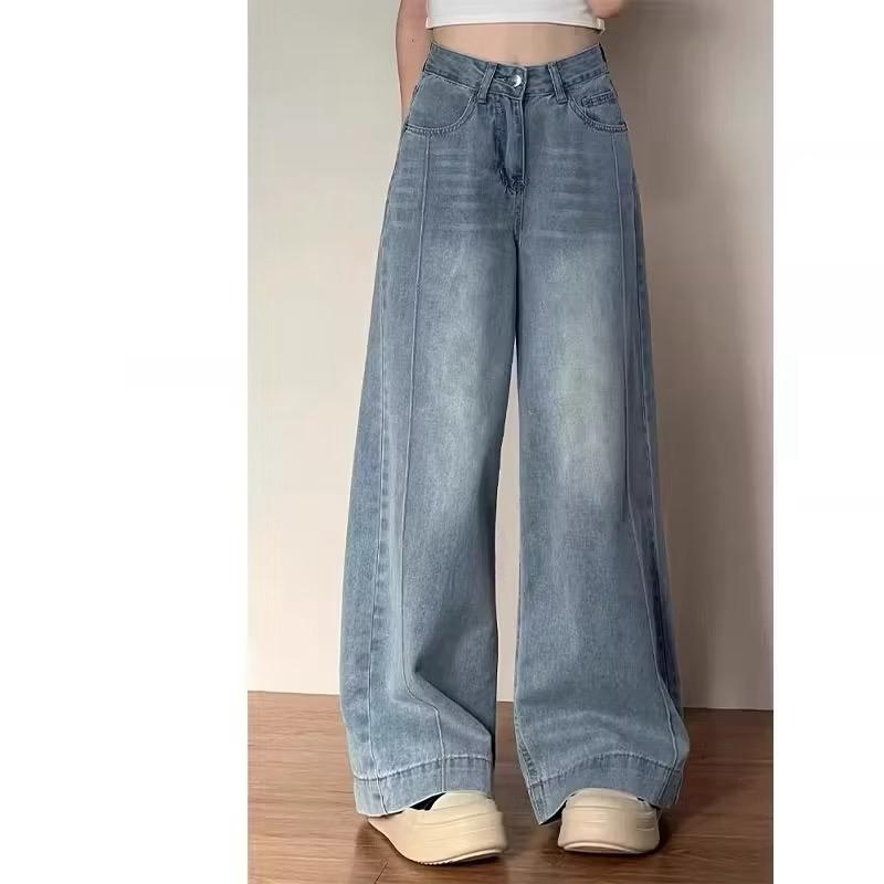LP 72 P 100 LULU JEANS NEWEST JEANS LIGHT BLUE KOREAN CULOTTS HIGH WAIST--BAGGY JEANS -BAGGY BAGGY