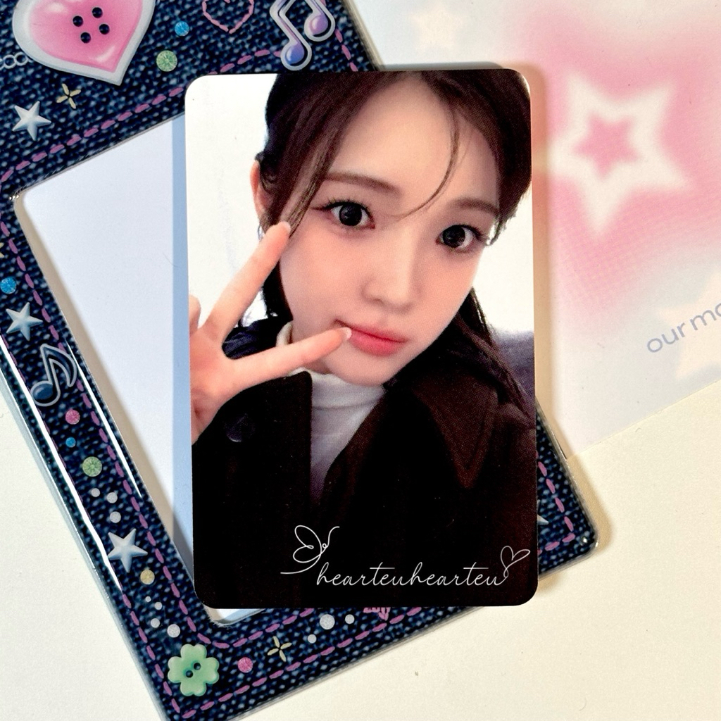 Hearteuhearteu HEARTS2HEARTS Yuha Official Photocard จาก POB Hellolive VCE Round 1.0 era Focus (pc o