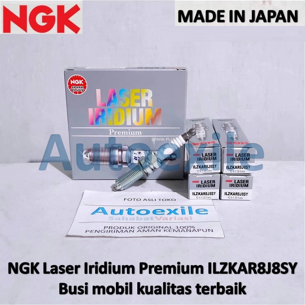 NGK LASER IRIDIUM พรีเมี่ยม ILZKAR8J8SY หัวเทียนรถยนต์ Made in Japan Original สําหรับ Wuling SGMW Al