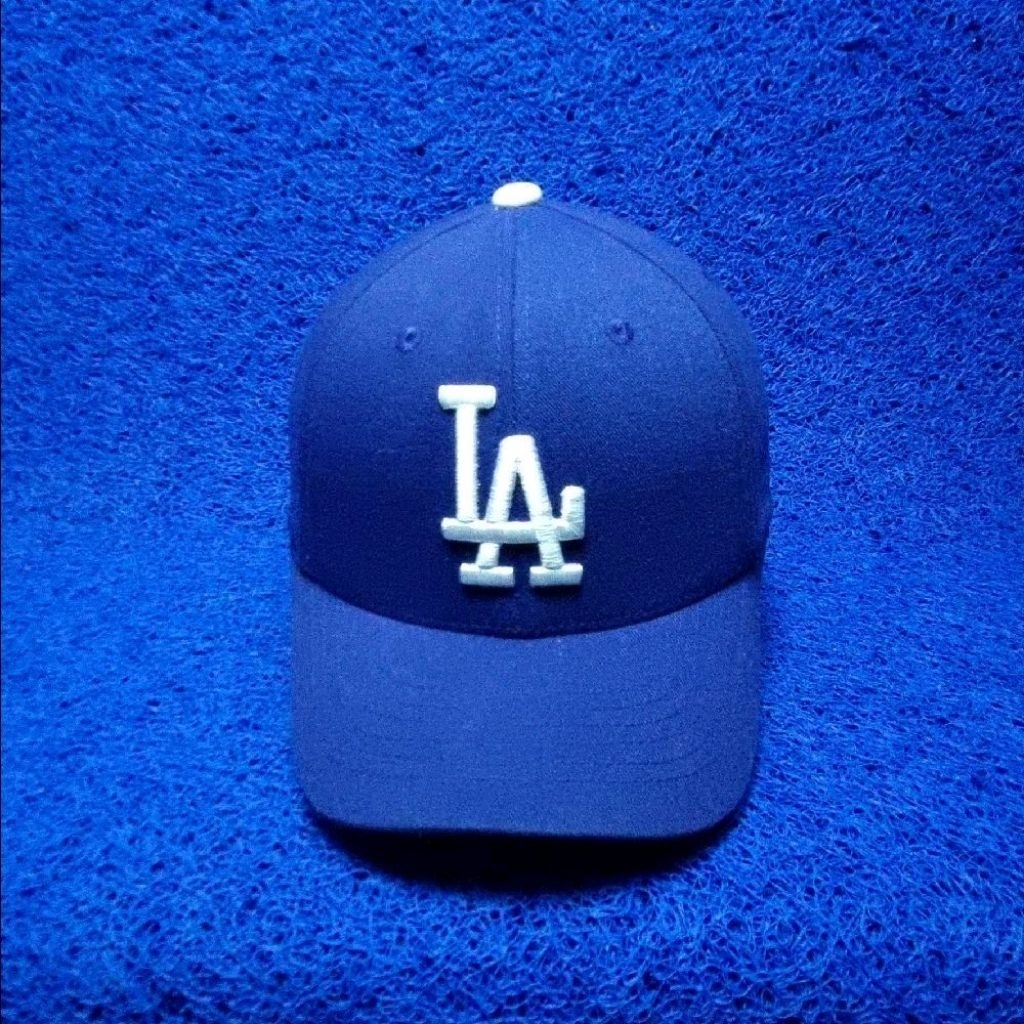LA dodgers หมวกเบสบอลแบบปรับได้สีน้ําเงิน