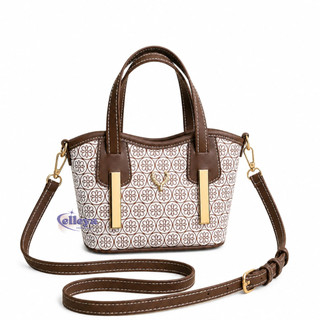 Tas Selempang Wanita Mini Bag Elegan & Cute Kulit Sintetis dengan Aksen Rusa Metal untuk Daily & Hangout