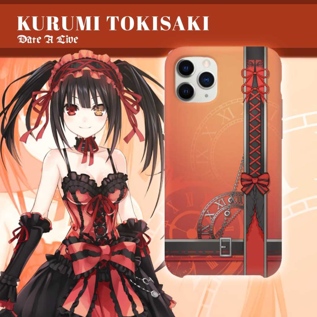 เคสโทรศัพท์ลายแนวตั้ง HP Tokisaki Kurumi Date A Live: ปลอก Kurumi สําหรับโทรศัพท์ทุกประเภท