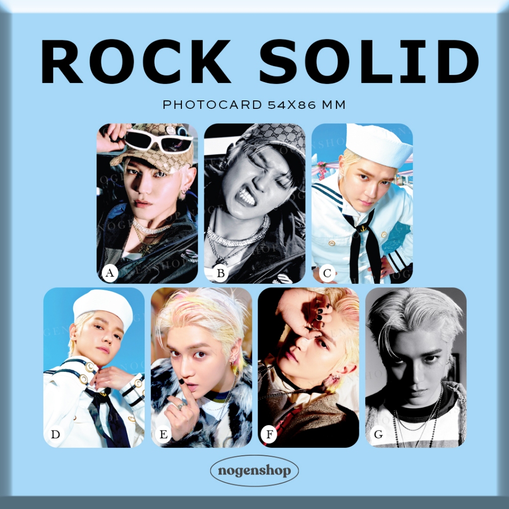 [UNOFFICIAL/FANMADE] NCT TAEYONG ROCK SOLID PC PHOTOCARD