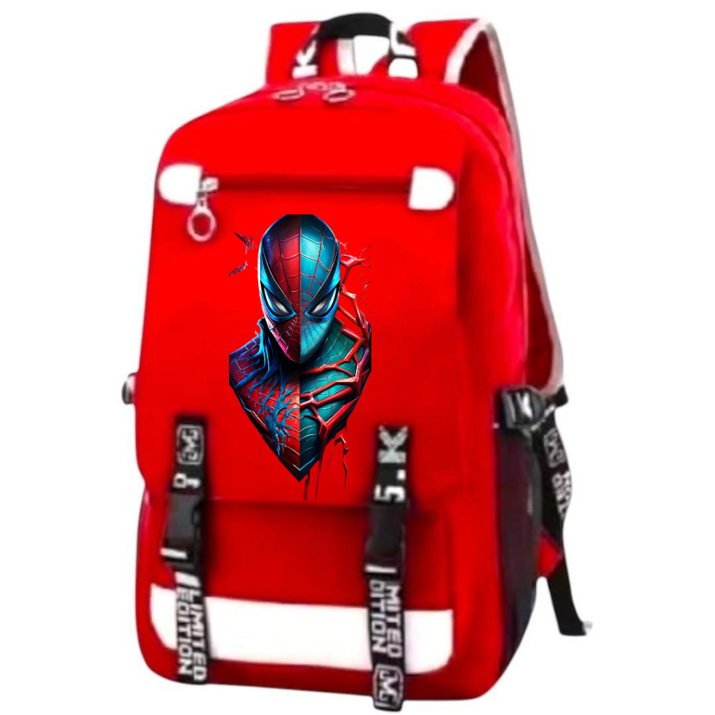Ibel shop กระเป๋าเป้สําหรับเด็กและผู้ใหญ่ ดีไซน์ดี รับประกันคุณภาพ motif spiderman งานรื่นเริง