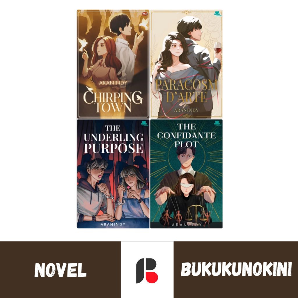 (ต้นฉบับ,ซีล) Aranindy Novel: Chirping Town; Paracosm Darte; วัตถุประสงค์อันเดอร์; The Confidante Pl