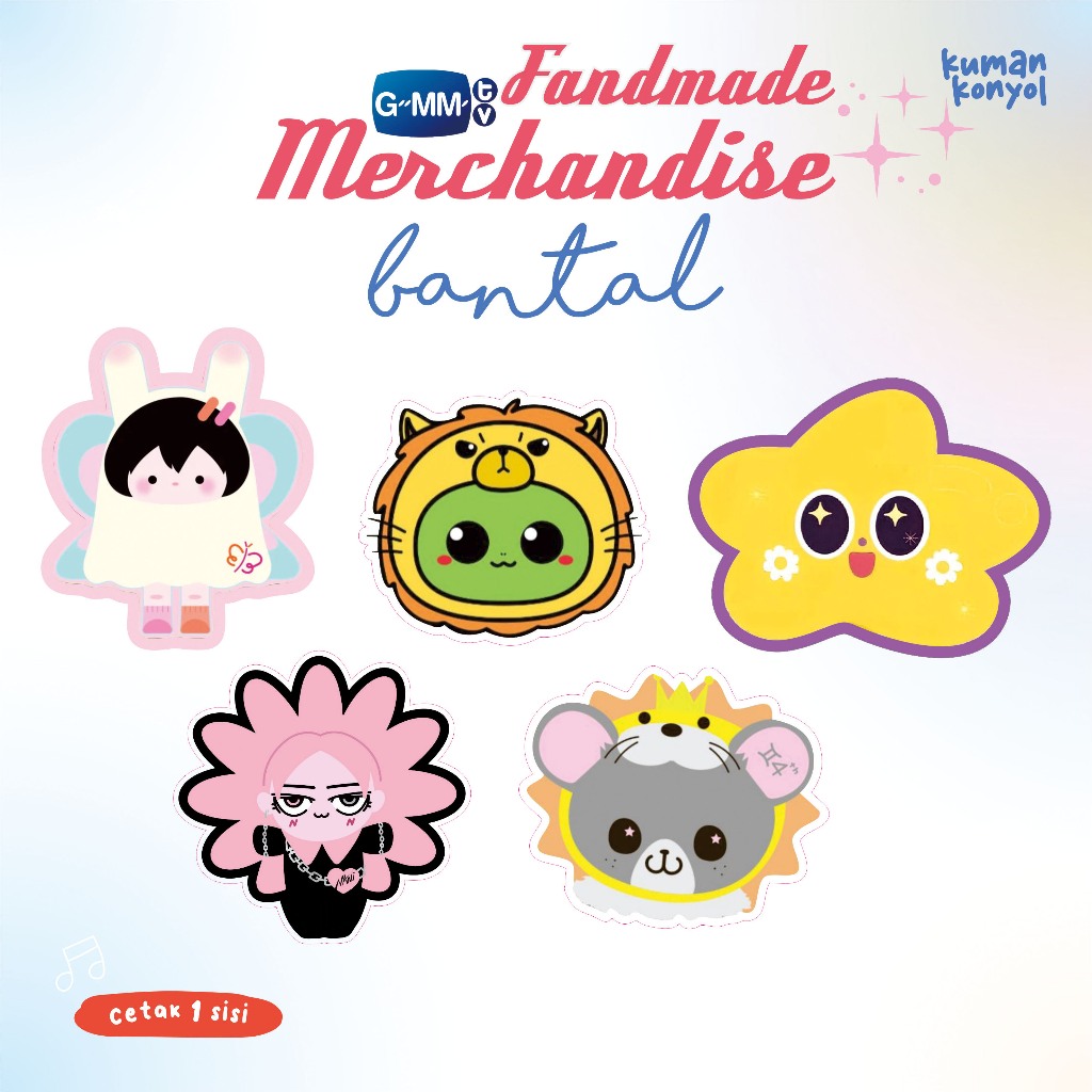 GMM TV MASKOT PERMPOON JAIDEE DOMIIA PILLOW