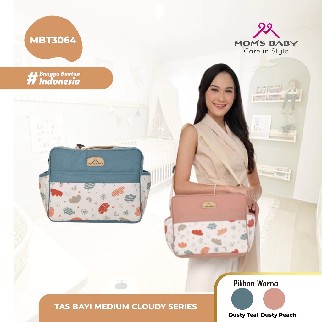 Moms Baby Medium Cloudy Series Baby Gear Bag