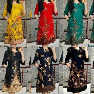 DRESS BATIK KUPU ALUSAN MODERN UNGGUL JAYA