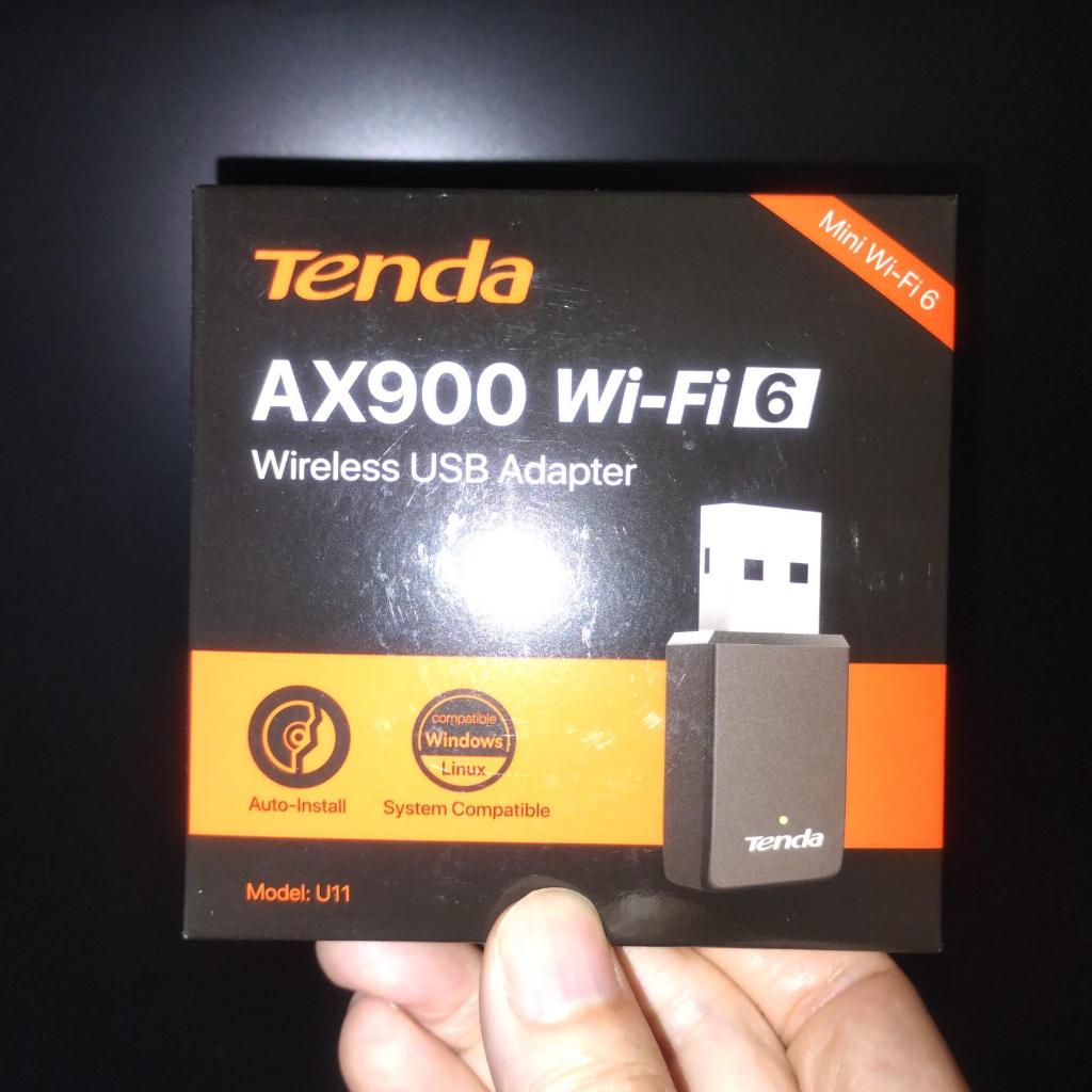 Tenda U11 AX900 อะแดปเตอร์ USB Wi-Fi 6 ดูอัลแบนด์