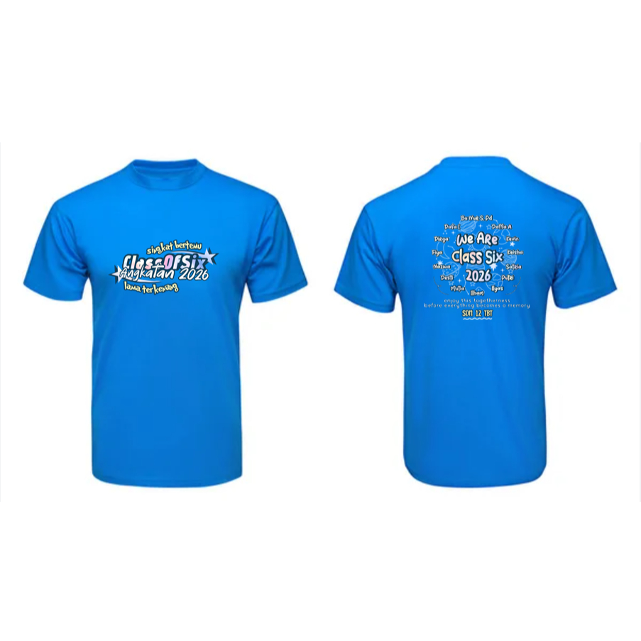 เสื้อยืดสั่งทํา เสื้อยืดนักวิชาการ The Class