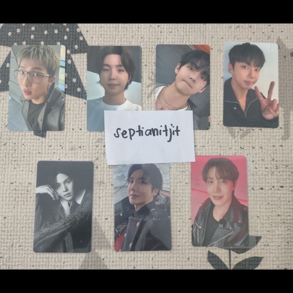 BTS RM SUGA Jhope Pop Up Store Jimin Arirang Lucky Draw Weverse Global Round 1 POB Weverse Japan Wit