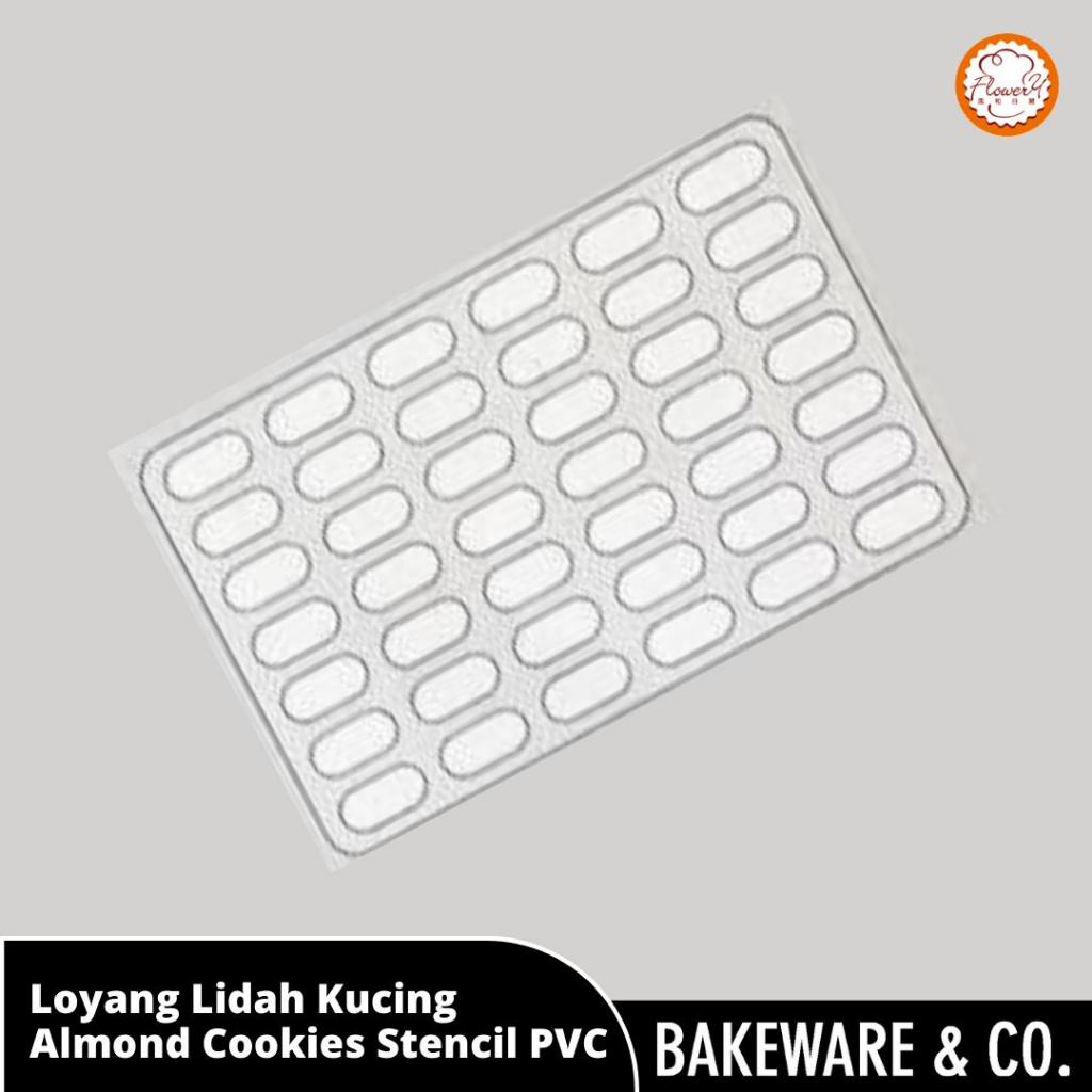 Almond & Tuile PVC Cookie Stencil 37x57 cm - แม่พิมพ์คุกกี้เครื่องแบบ
