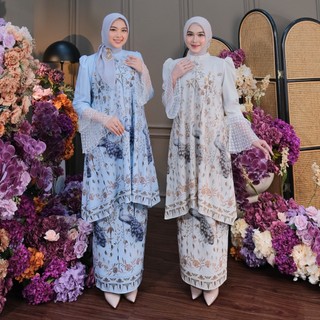Dumma.id One Set Pakaian Wanita Belianza 2 Set Skirt Snowy Silk Mix Tille Diamond Setelan Mewah