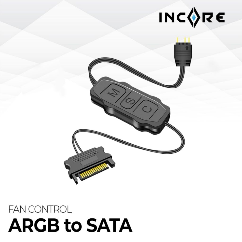 คอนโทรลเลอร์ ARGB MINI | พัดลม LED ARGB (3-PIN ARGB - SATA POWER)