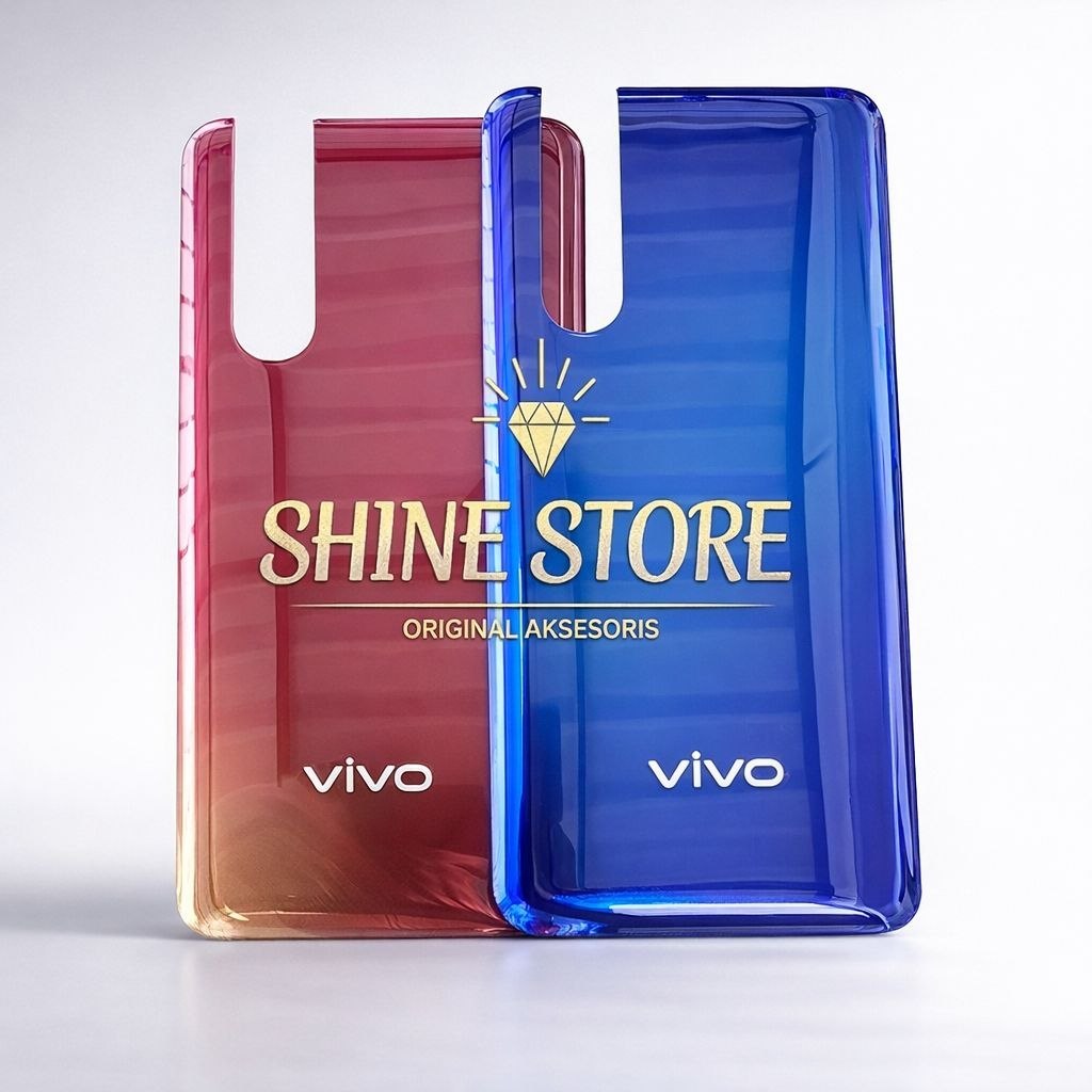 ที่อยู่อาศัยประตูหลัง HP Vivo V15 Pro 1818 Bekdor ปลอกฝาหลัง