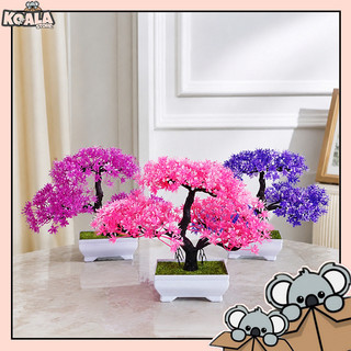 Pot Bunga Hiasan Ruang Tamu Tanaman Bunga Bonsai Ornamen Pajangan Dekorasi Ruangan KoalaStore PBP01
