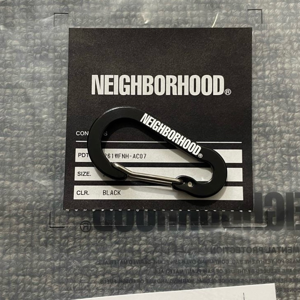 NEIGHBORHOOD CRAFT WITH PRIDE MINI CARABINER BLACK