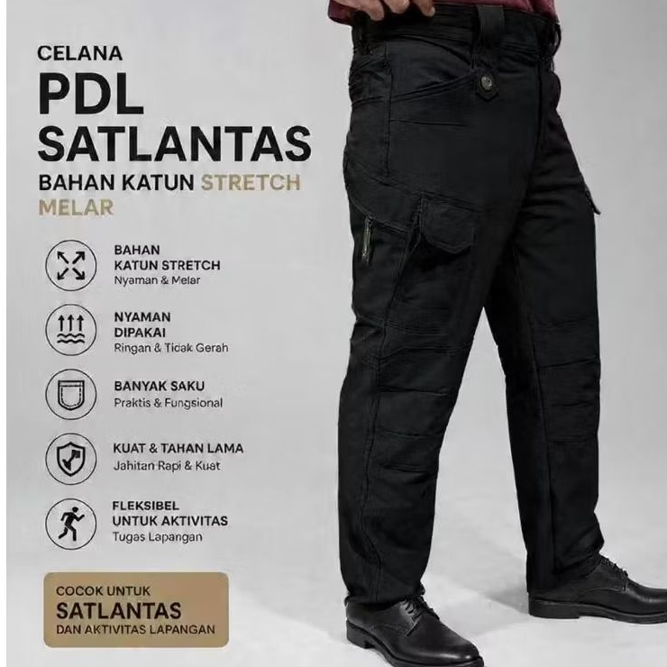 KATUN Satlantas PDL Pants ผ้าคอตตอนยืด ใส่สบาย&ยืด สําหรับกิจกรรมภาคสนาม