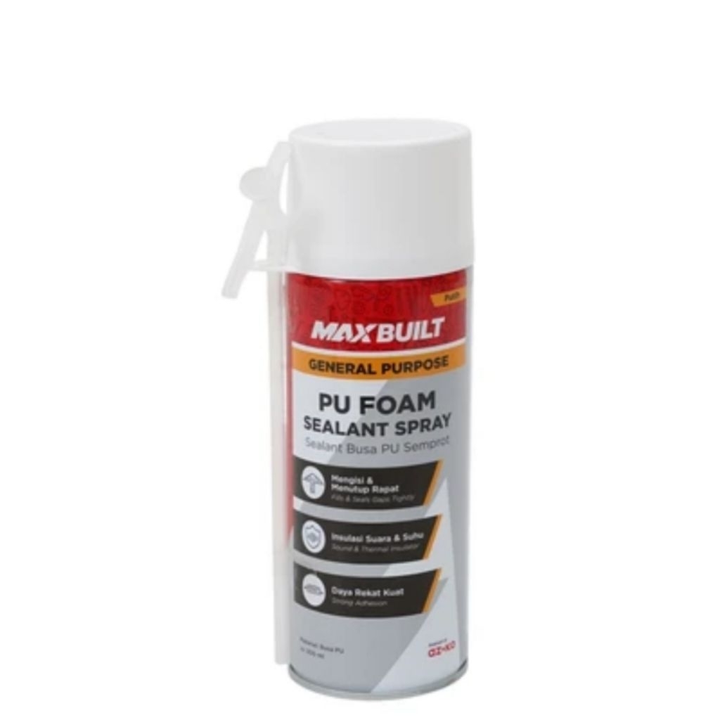 Maxbuilt 300 MI Sealant Pu Foam Spray - ครีม
