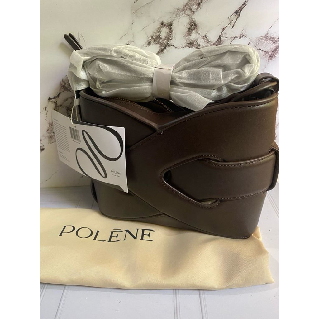 Polene nodde กระเป๋าสีน้ําตาล