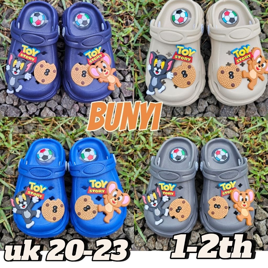 รองเท้าแตะเด็กผู้ชาย Baim Tom & Jerry Squeaky Sound รองเท้าแตะล่าสุด - THAY600TJ