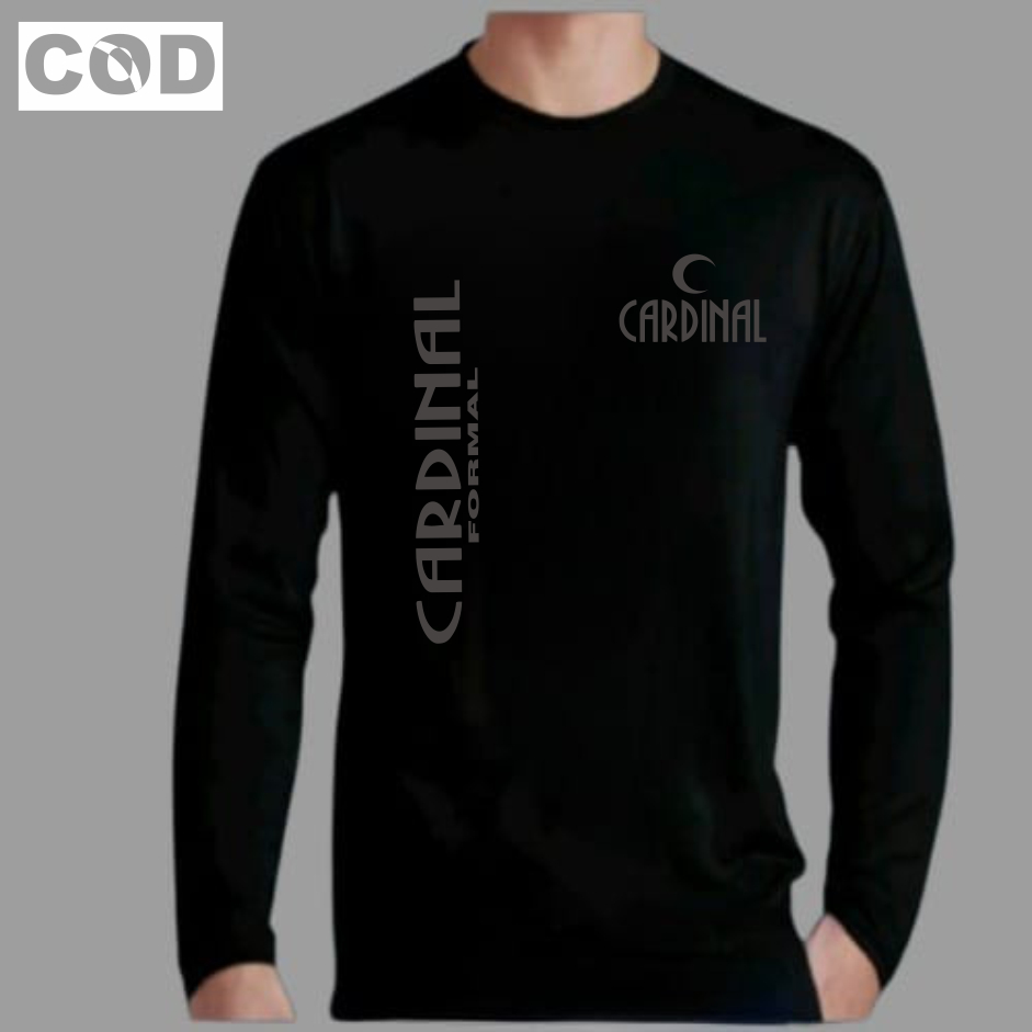 GET 1 ชิ้น Hiqmah Distro เสื้อยืด Distro CarD Bulan Kr PJ สีดําล่าสุดแขนสั้น Motif Cardinal อย่างเป็