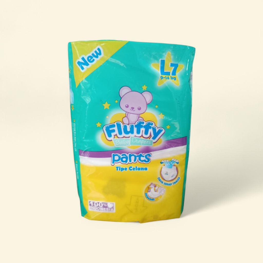 FLUFFY PANTS ผ้าอ้อม Size M8, L7, S20, M18, L18