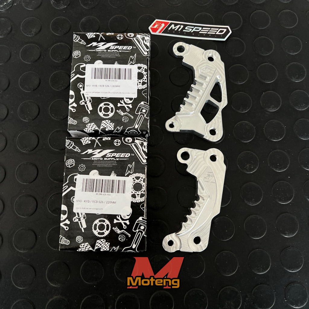 RCB S26 Disc Caliper Bracket PNP Shock Mio Smile / Mio Soul / KYB Mio Disc 220mm & 260mm M1 ความเร็ว