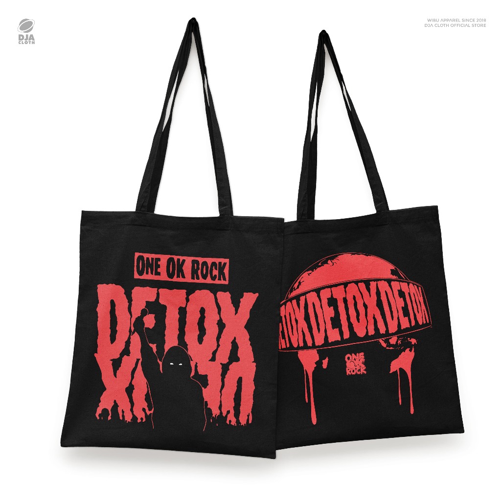DJA Totebag One Ok Rock Detox Tour Live Japanese Rock Band J Rock Music Canvas Bag