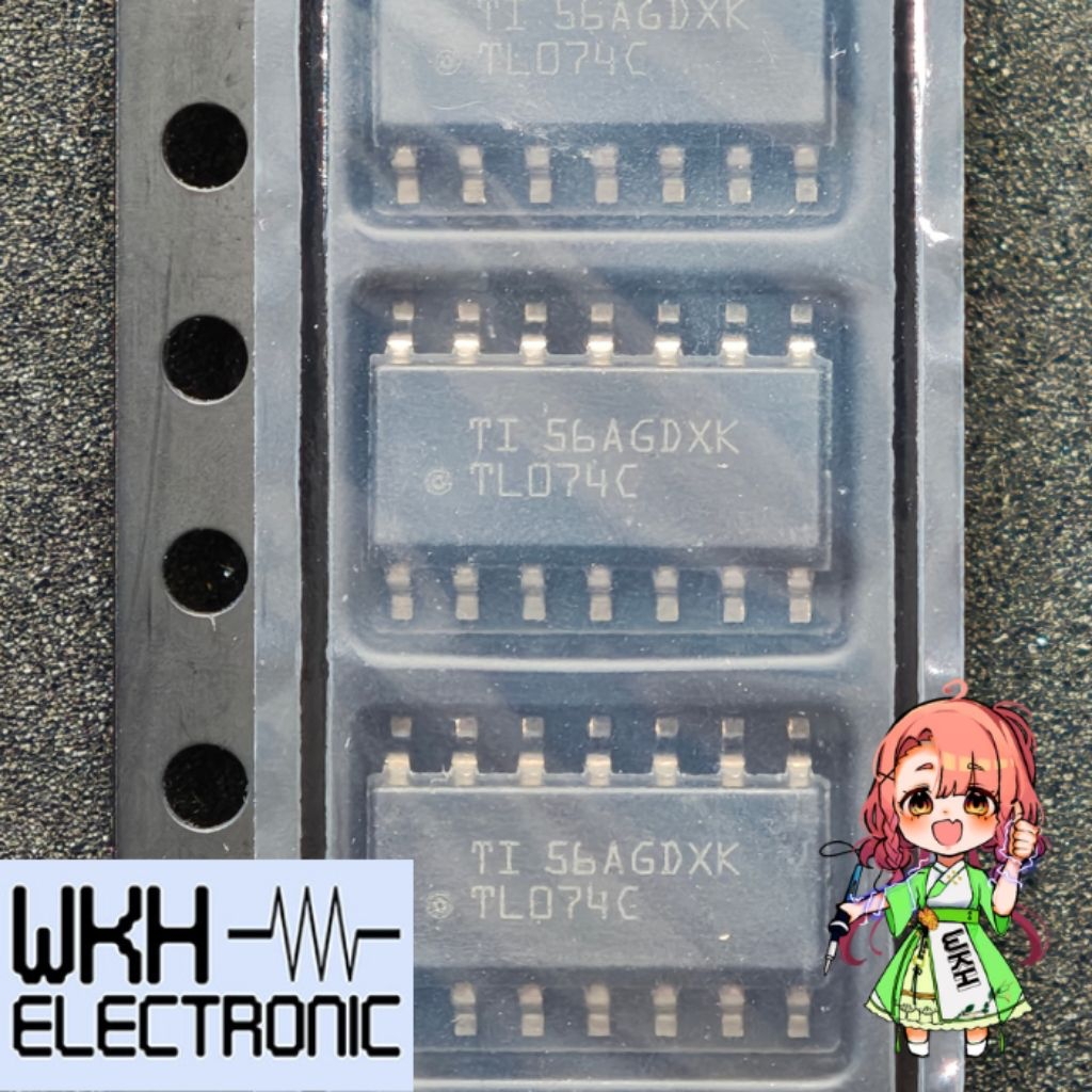 ต้นฉบับ TL074CDR SMD IC TL074 TL074CN TL 0714 เครื่องขยายเสียงปฏิบัติการ