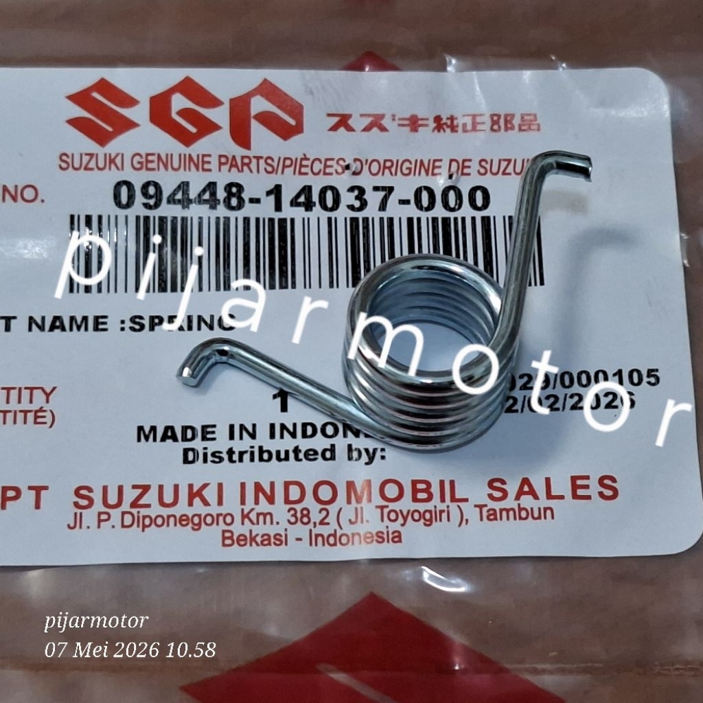 (ราคาหน่วย) สปริงพักเท้าหน้าสําหรับ Suzuki Satria FUFI 150 GSX-R GSX-S Bandit 150