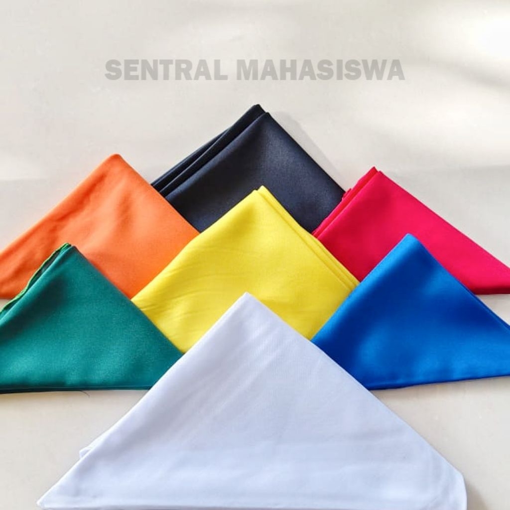PLAIN SLAYER TRIANGLE SCARF MAKASSAR