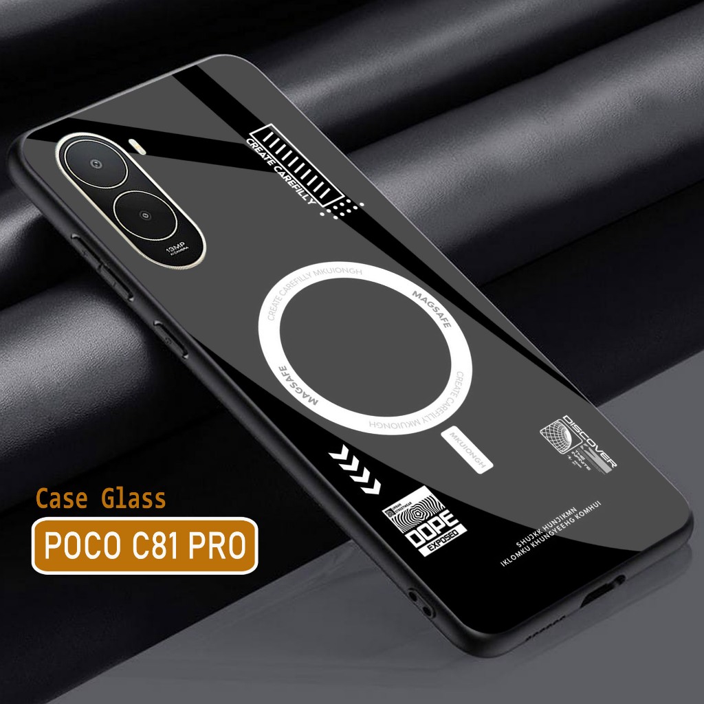 Softcase Glass Glitter Glass POCO C81 PRO - C81 PRO - POCO C81 PRO - ใหม่ล่าสุด XIAOMI - C81 PRO 202