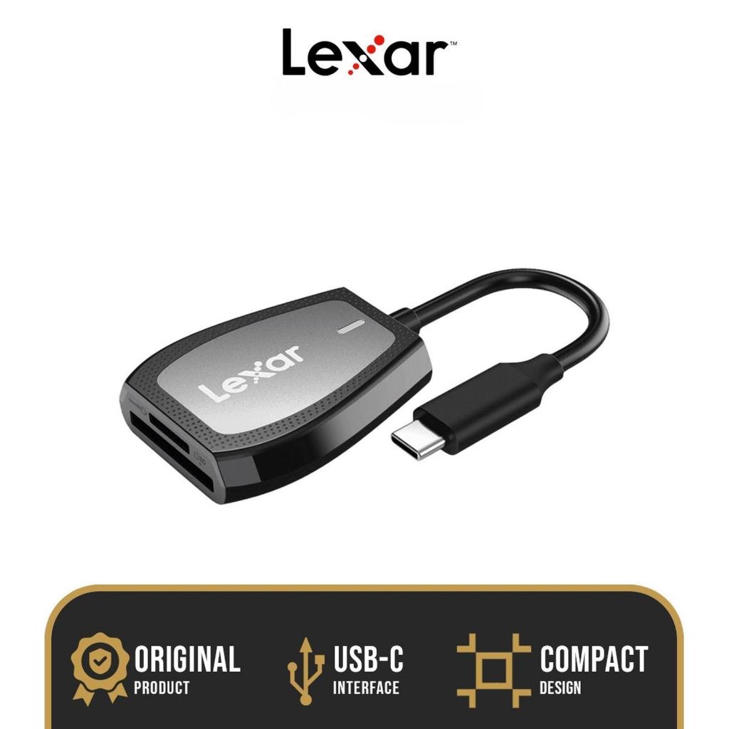 Lexar Card Reader USB Type-C 2 in 1 Dual Slot MicroSD + SD Card - LRW470U