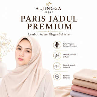 Hijab segiempat paris jadul ORI VARISHA|Paris premium
