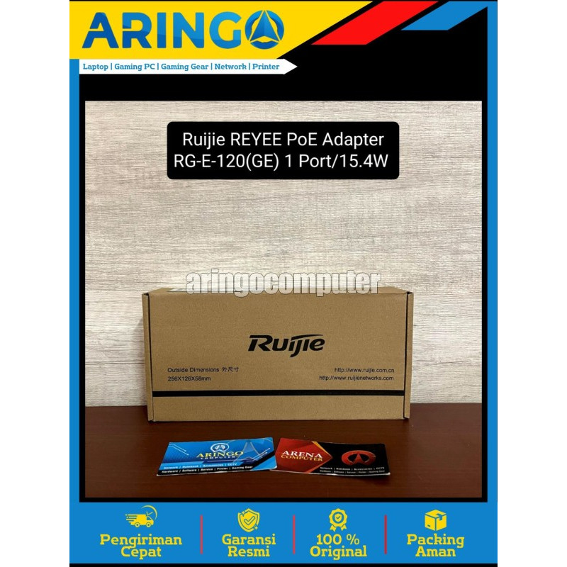 เครือข่าย (อุปกรณ์) Ruijie REYEE PoE Adapter RG-E-120(GE) 1 Port/15.4W Active