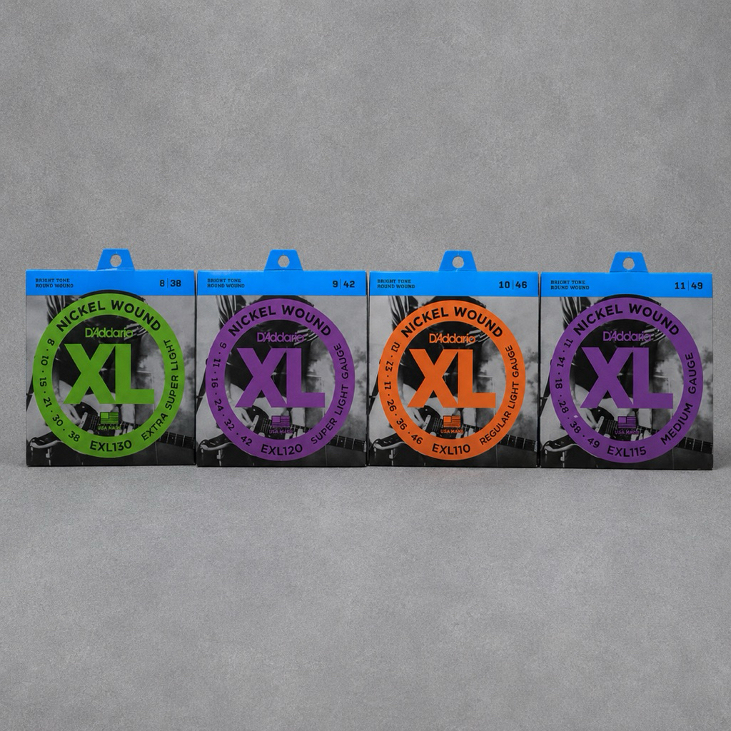D'ADDARIO DADARIO ELECTRIC GUITAR STRINGS EXL110 EXL115 EXL120 EXL130 SIZE 8-11